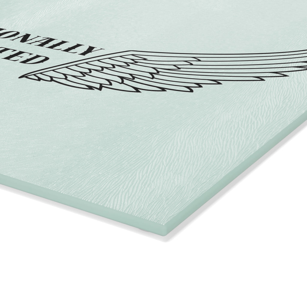 Professionally Opinionated | Designer Slogan Glass Cutting Board