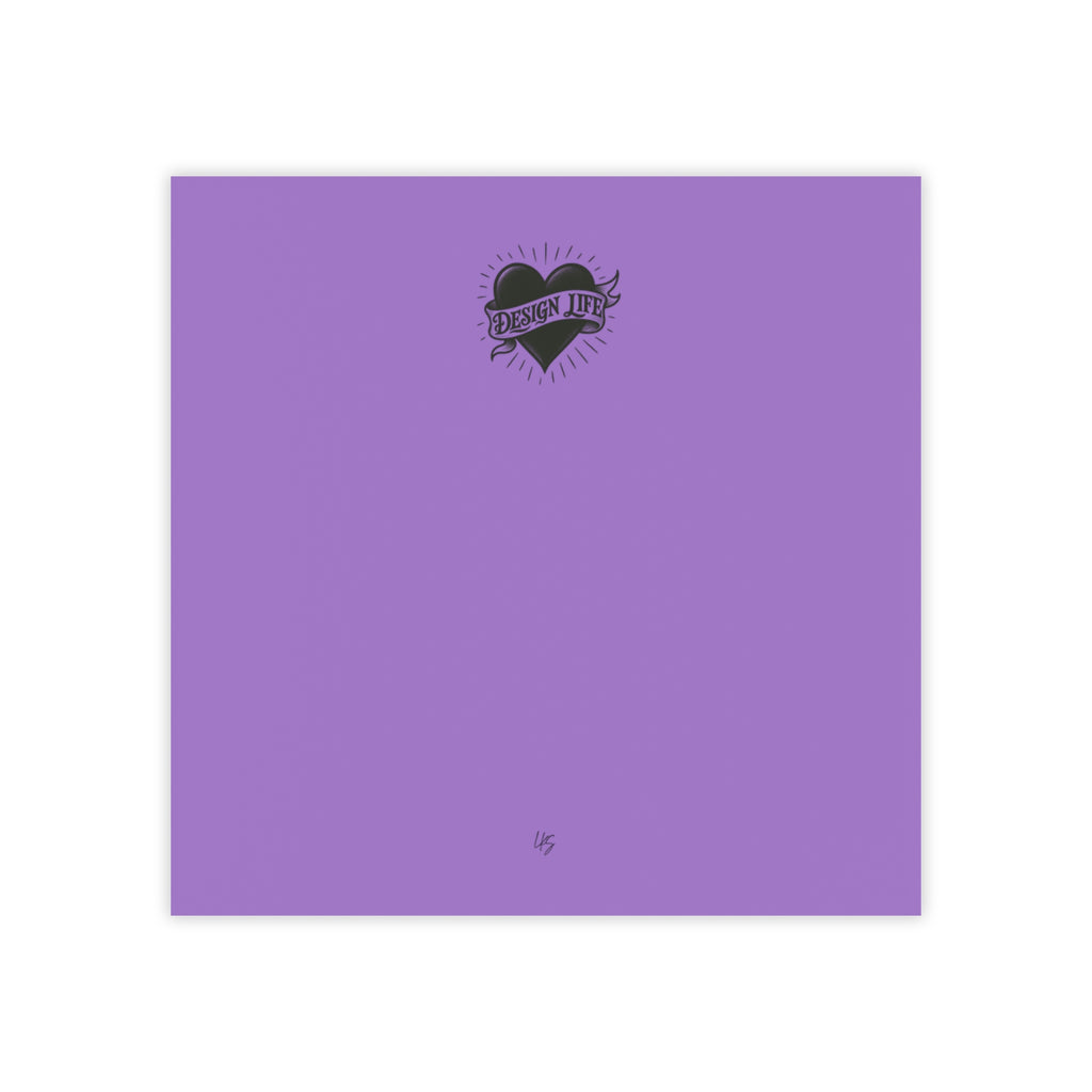 Design Life| Tattoo Style Designer Slogan Post-it® Note Pad