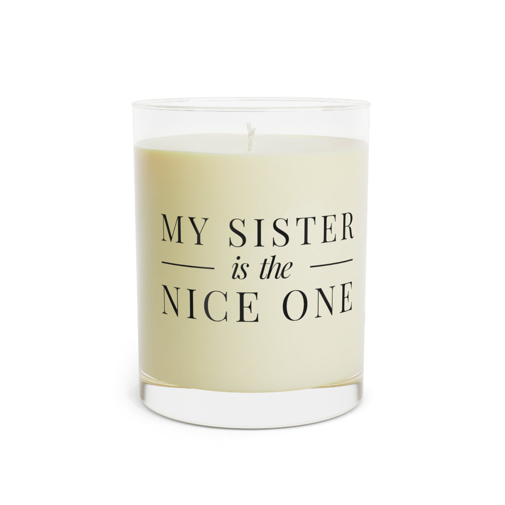My Sister | Designer Slogan Scented Glass Candle (11 oz)