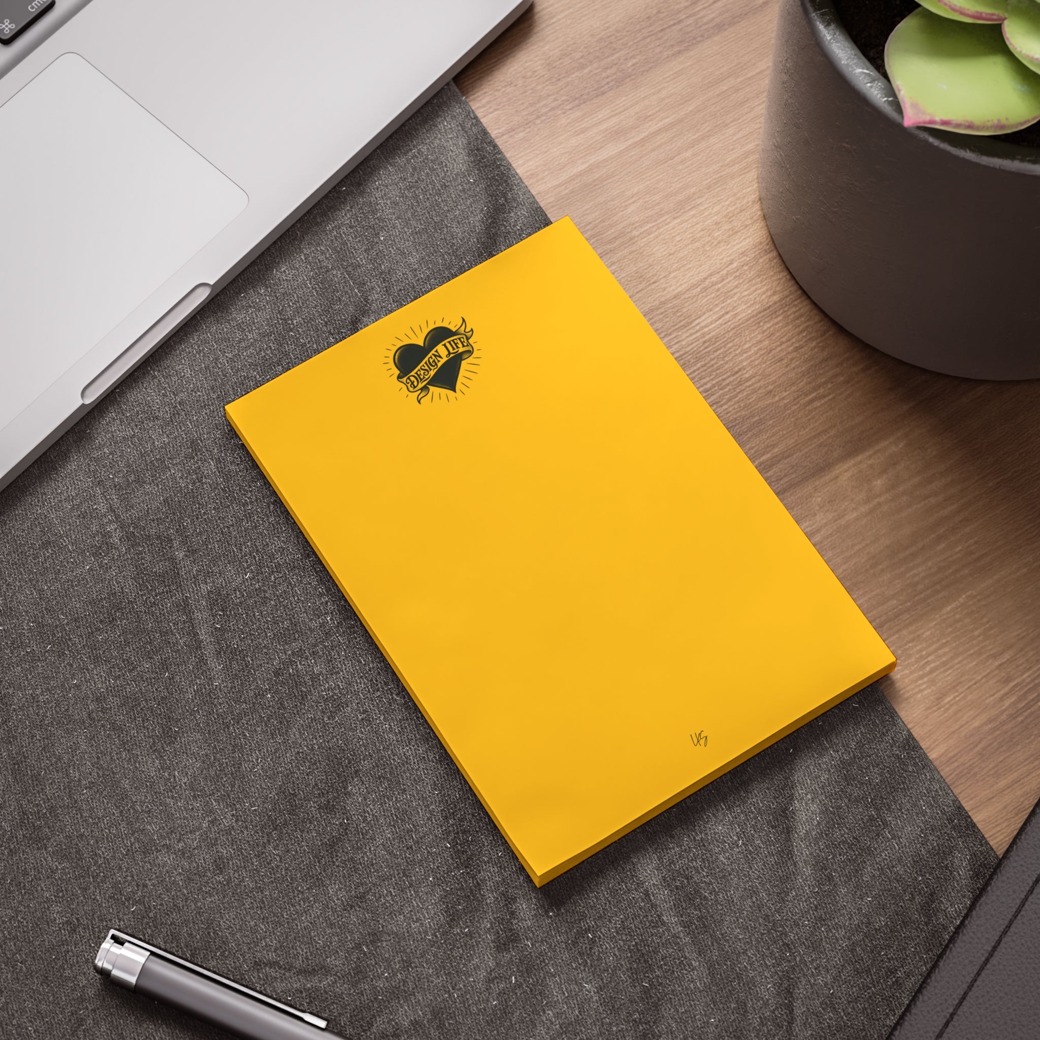 Design Life| Tattoo Style Designer Slogan Post-it® Note Pad